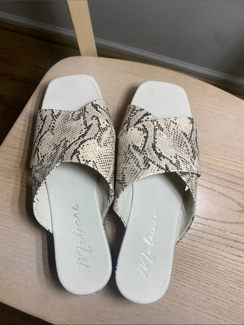 Matisse Frida Wedge Snake Print Platform Sandals – Women’s 9M